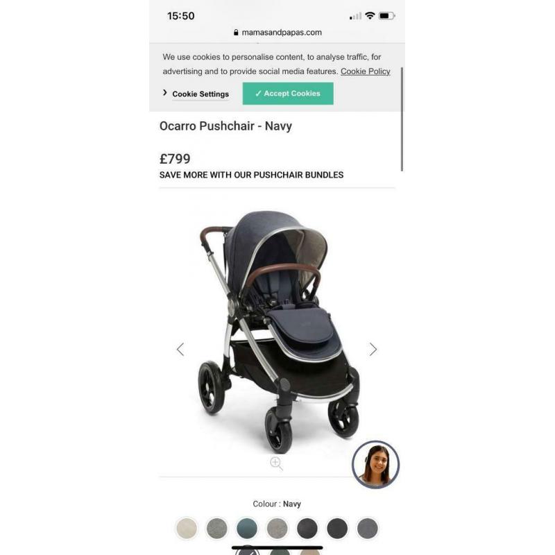 Mamas & papas ocarro - navy