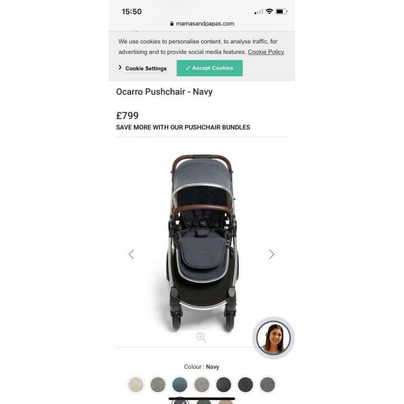 Mamas & papas ocarro - navy
