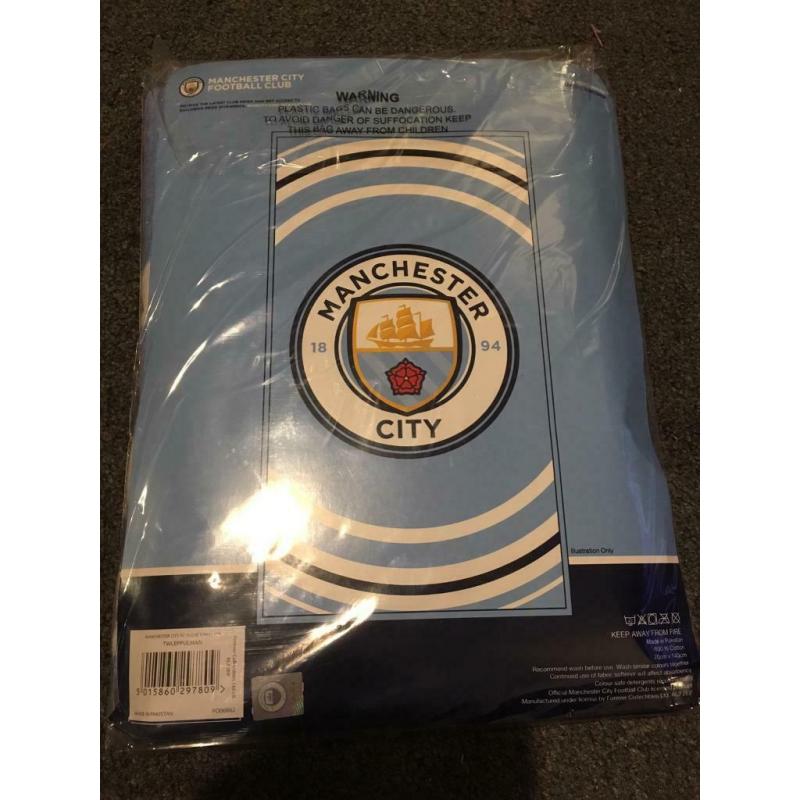 Official Manchester City FC towel brand new