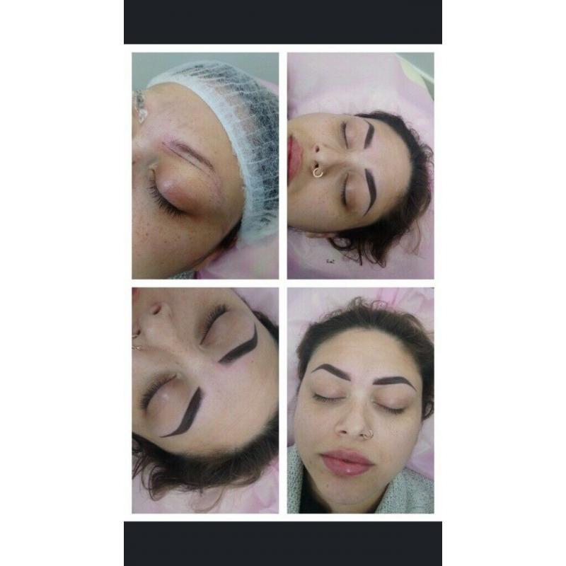 Semi Permanent Make Up &Microblading with Powder Effect&Ombre Brows