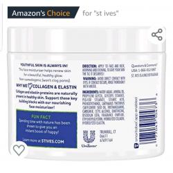 New St Ives moisturiser collagen elastin moisturizer bargain skin care