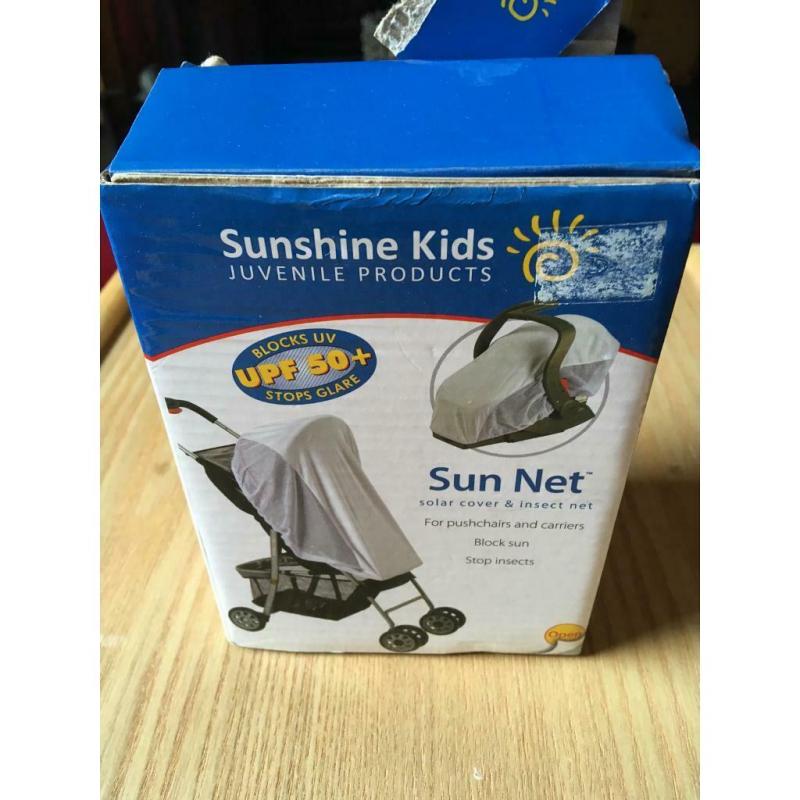 Sun/insect pushchair net