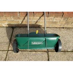 Evergreen Easy Spreader Plus Fertiliser Lawn Seed Spreader - Used Once