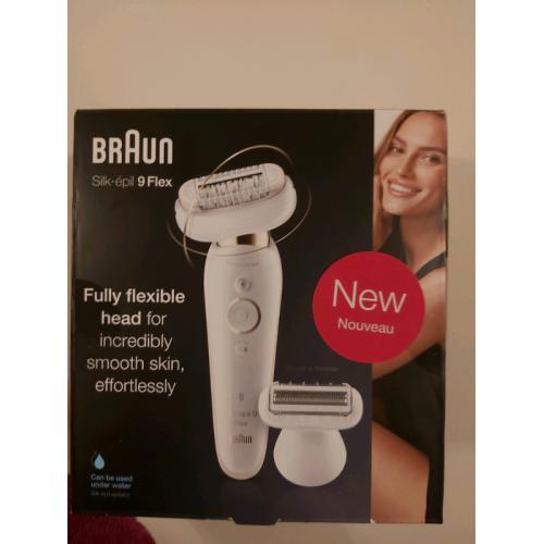 Braun Silk-epil 9 Flex epilator brand new in box