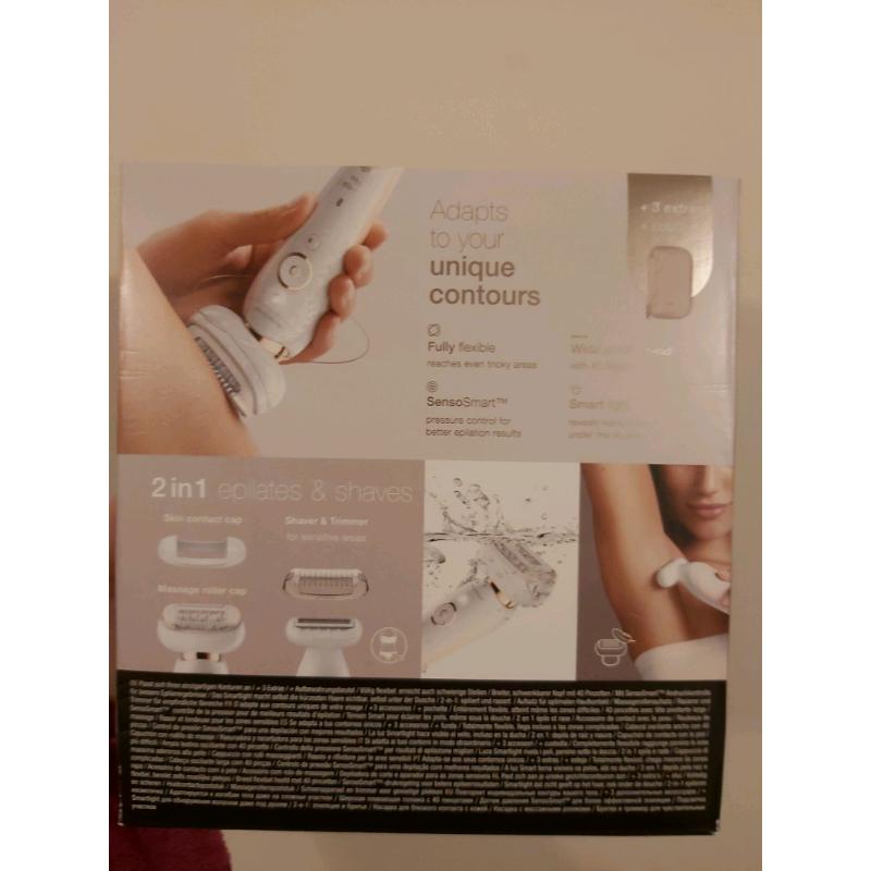 Braun Silk-epil 9 Flex epilator brand new in box