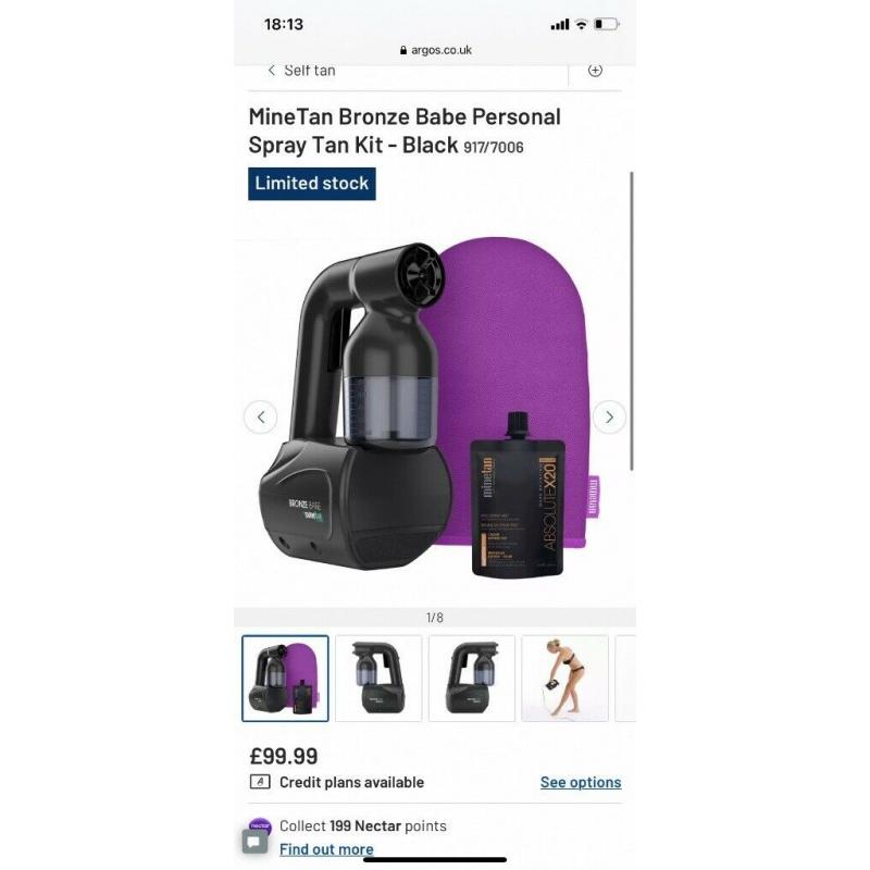 Spray tan machine & tent