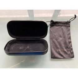 Balmain Paris Authentic Clam shell Sunglasses Case with Cloth Carrying Bag