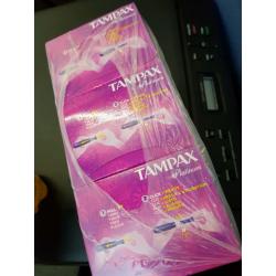 Tampax tampons platinum x3 boxes bulk buy