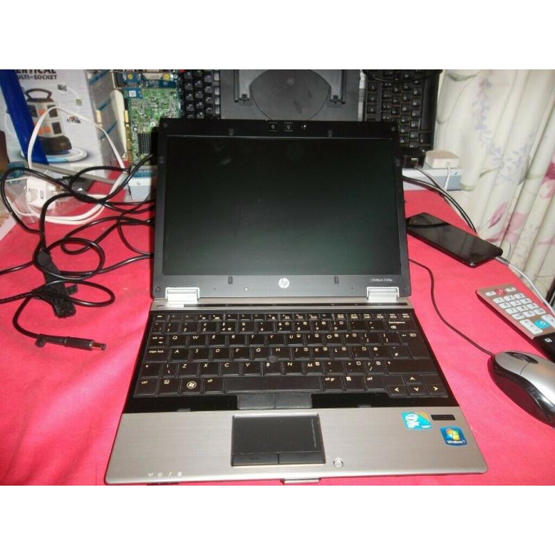 Laptop *** HP EliteBook 2540p Intel Core i7 L640 2.13 GHz 6 GB RAM 320 GB HDD & Webcam