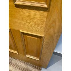 1 x Double door and 2 x single High Quality Oak Internal Doors with door furniture