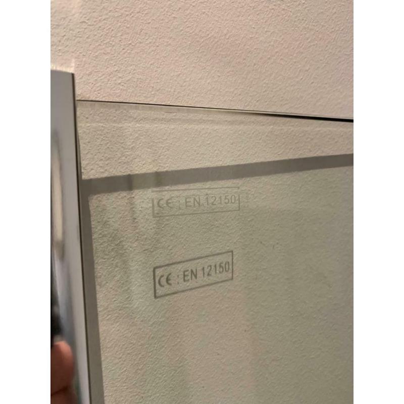 35cm width x 140cm height Shower screen