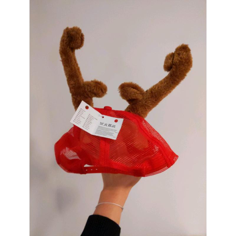 Christmas reindeer fancy dress cap - secret Santa present