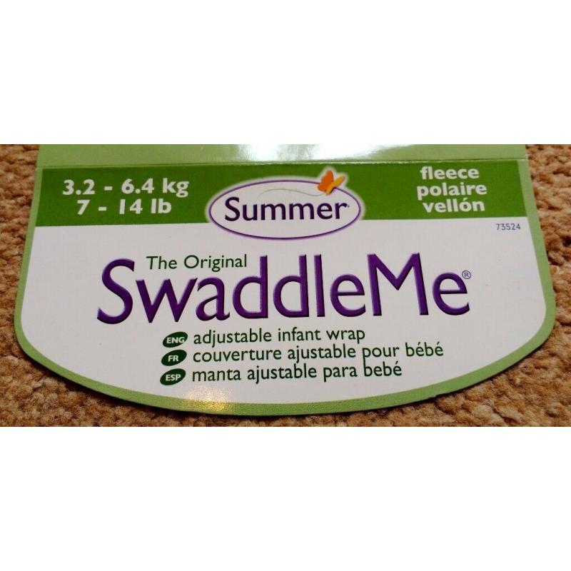 Summer Infant SwaddleMe Original Soft Swaddle Wrap - Ivory Fleece