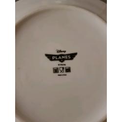 Disney Planes matching mug, bowl and plate set plus plush toy