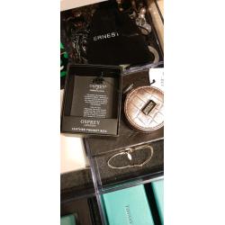 Osprey London leather Trinket box