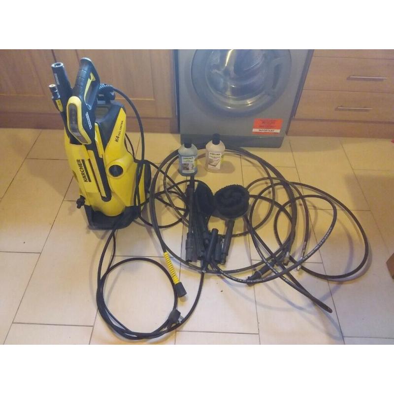 Karcher K4 full control pressure washer plus accessories
