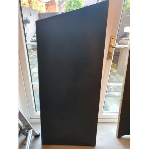 Black kitchen worktop cuts..ideal for garage, or cut for sinks.