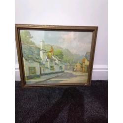 "By the Quay" E. W. Haslehust 1866-1949 signed watercolour painting.