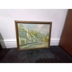 "By the Quay" E. W. Haslehust 1866-1949 signed watercolour painting.