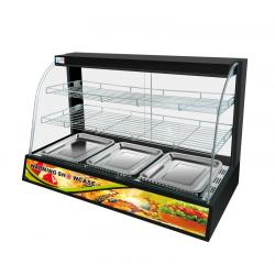 High Quality Chicken Warmer Display Food Cabinet pie pizza samosas etc
