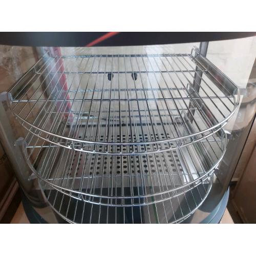 Large up to 16 "pizza warming display cabinet