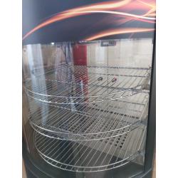 Large up to 16 "pizza warming display cabinet