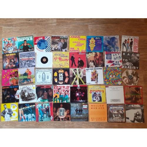 55 x rap hip hop singles tribe called quest / kid n play / kurtis blow / salt n pepa / de la soul