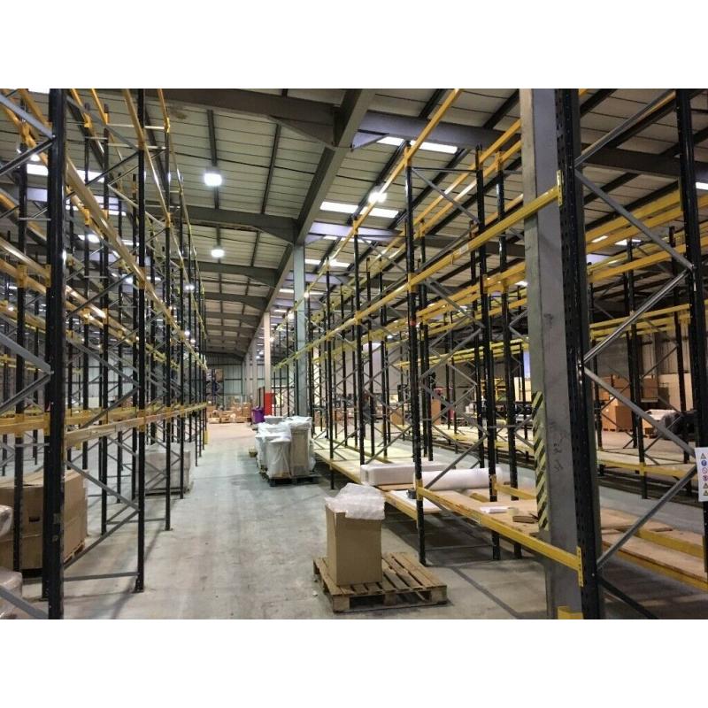 job lot 500 bays link pallet racking ( storage , shelving )