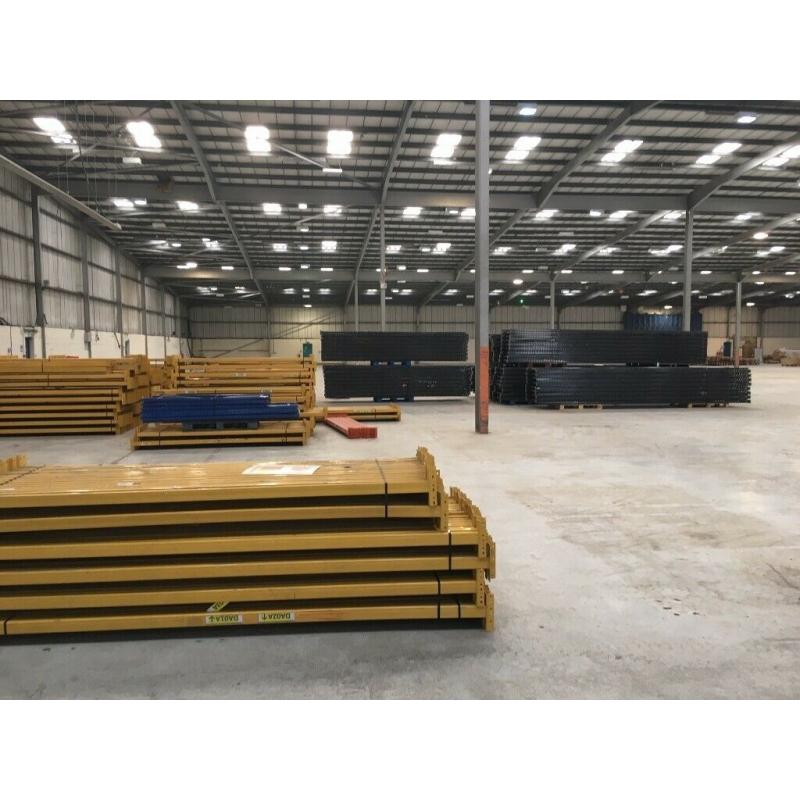 job lot 500 bays link pallet racking ( storage , shelving )