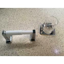 Toilet roll holder & toothbrush tumbler holder - NEW