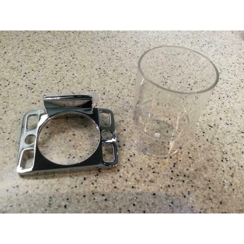 Toilet roll holder & toothbrush tumbler holder - NEW
