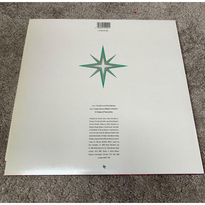 Erasure - You Surround Me 12? Single (Ltd Edn remix) Vinyl record