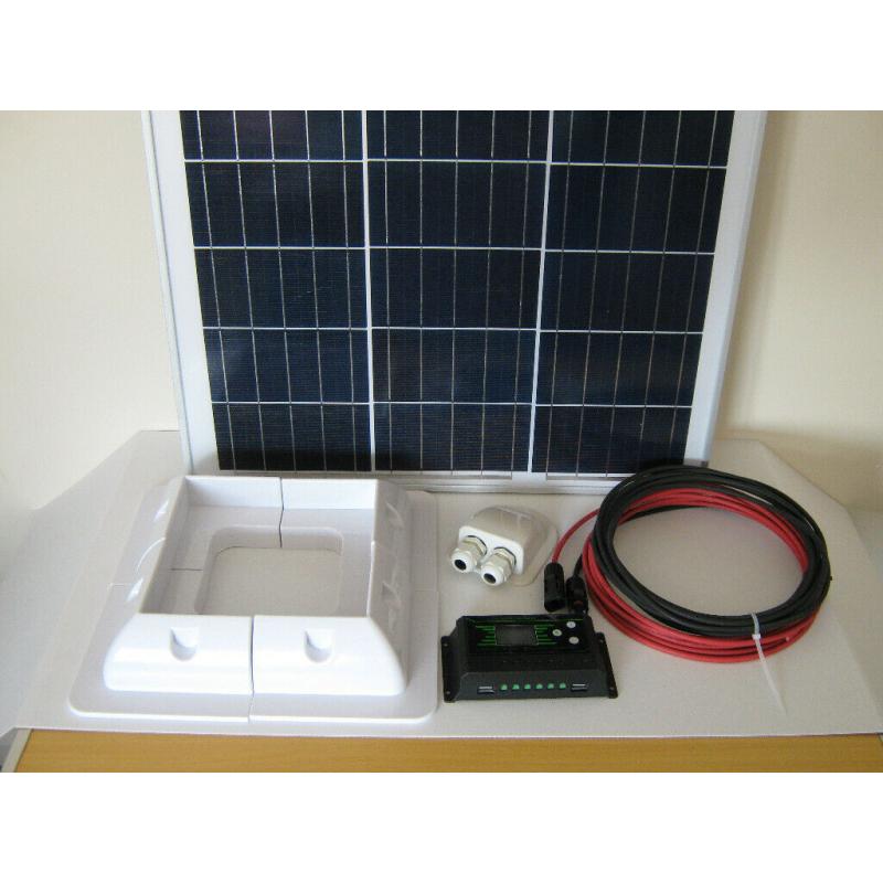 165w Solar Panel Kit with ABS Bkts. For Caravan, Camper Van, Motorhome