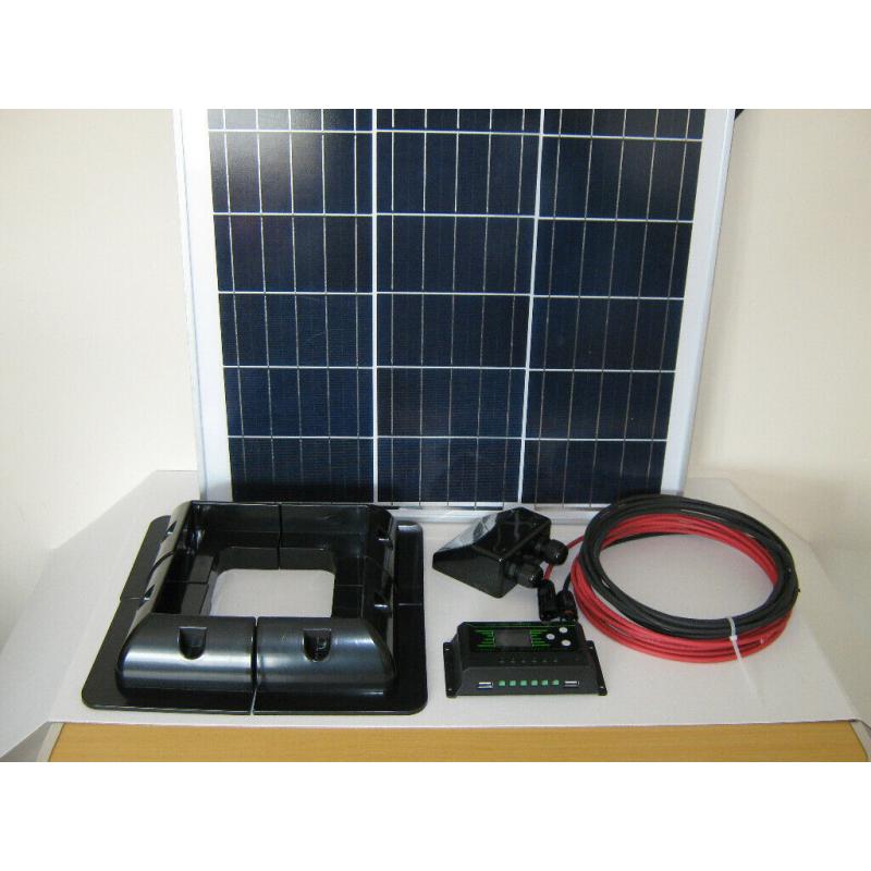 165w Solar Panel Kit with ABS Bkts. For Caravan, Camper Van, Motorhome