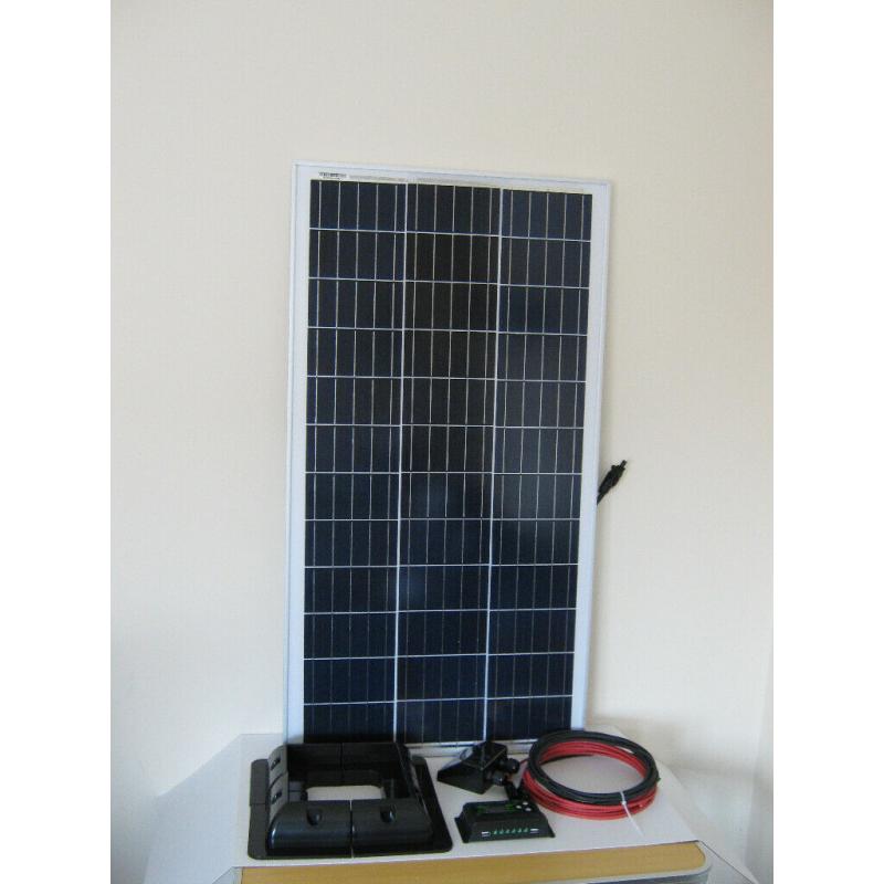 165w Solar Panel Kit with ABS Bkts. For Caravan, Camper Van, Motorhome