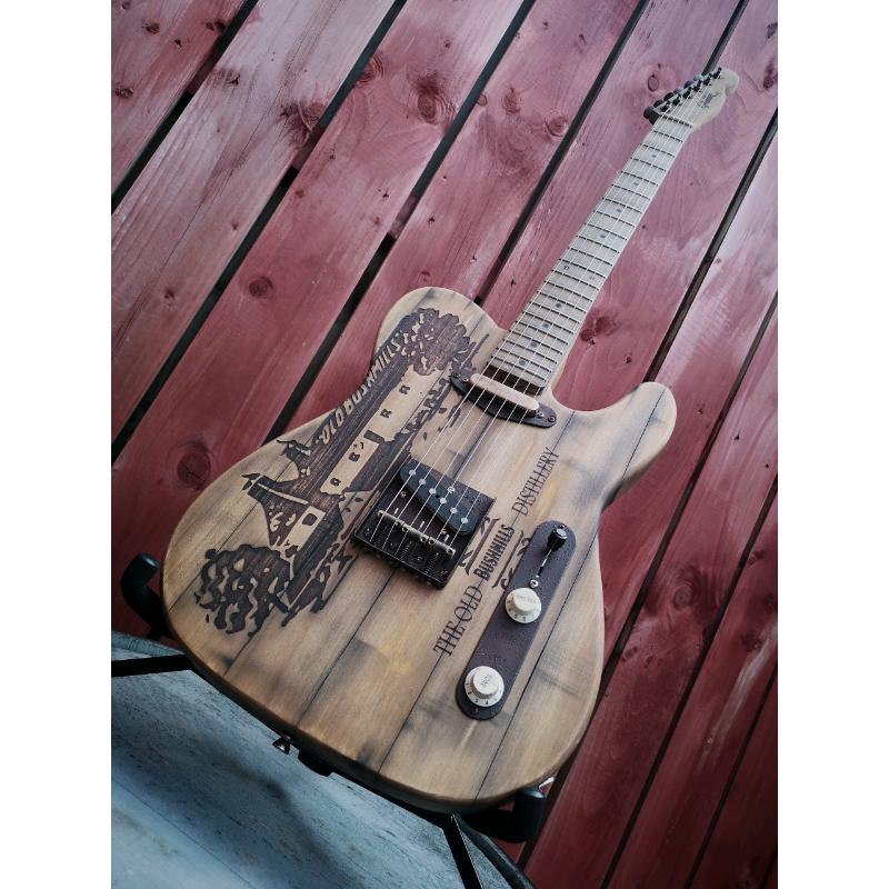 Hanlon Custom Guitars Old Oak Telecaster Guitar