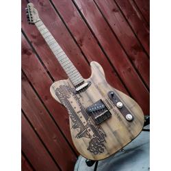 Hanlon Custom Guitars Old Oak Telecaster Guitar
