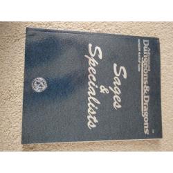 Dungeons and Dragons - Sages and Specialists Handbook
