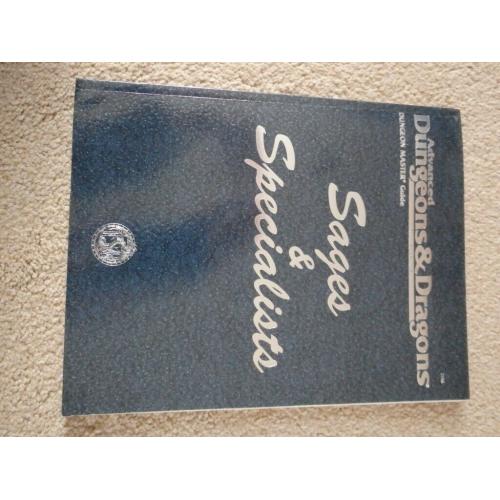 Dungeons and Dragons - Sages and Specialists Handbook