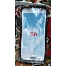 S8 Shockproof Slim Bumper Hard Case Cover