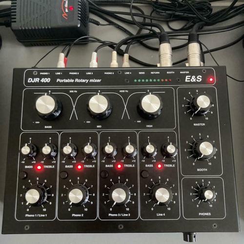 E&S DJR 400 Rotary DJ Mixer