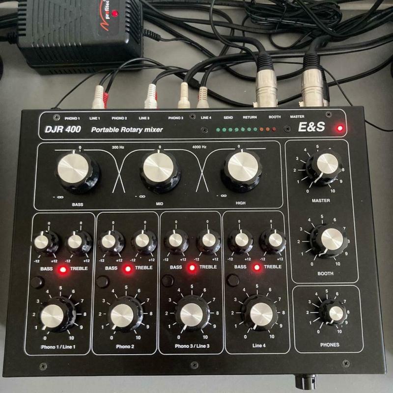 E&S DJR 400 Rotary DJ Mixer