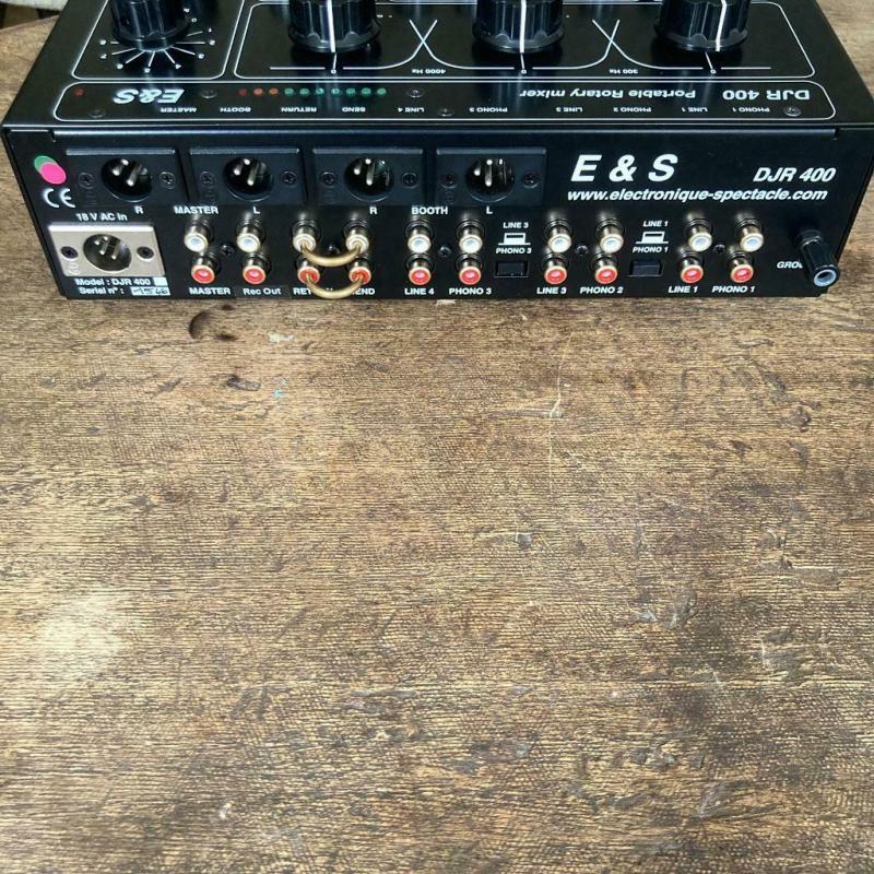 E&S DJR 400 Rotary DJ Mixer