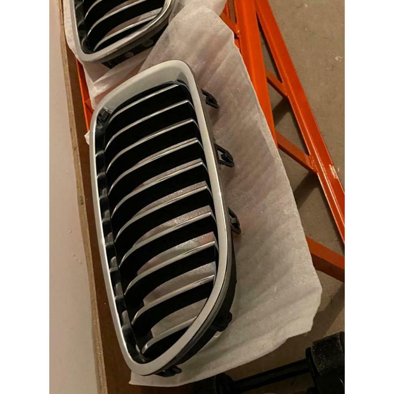 BMW 5 series f10/f11 grilles (chrome)