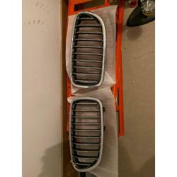 BMW 5 series f10/f11 grilles (chrome)