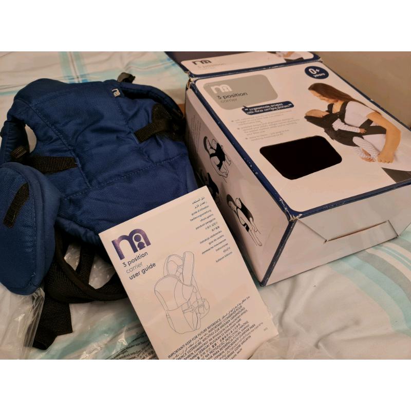 Mothercare 3 position baby carrier