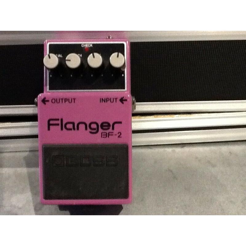 Boss BF-2 Flanger Effects pedal for guitar or bass or keyboards
