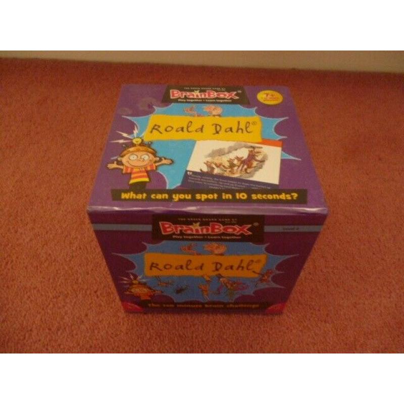 ROALD DAHL BRAIN BOX 7+YEARS *IDEAL XMAS PRESENT*