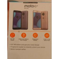 Motorola E4 Plus - Smart Phone Boxed & Unlocked