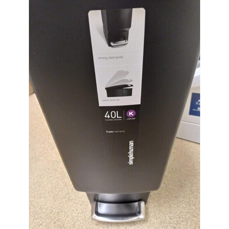 Simple human bin 40 litre